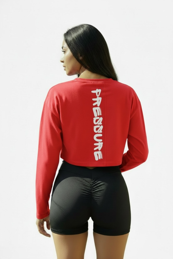 Pressure Long Sleeve Crop Top